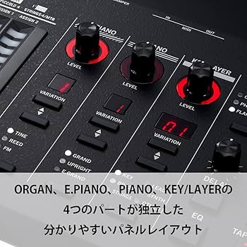 Amazon | VOX ステージキーボード VOX Continental 73 BK Nutube